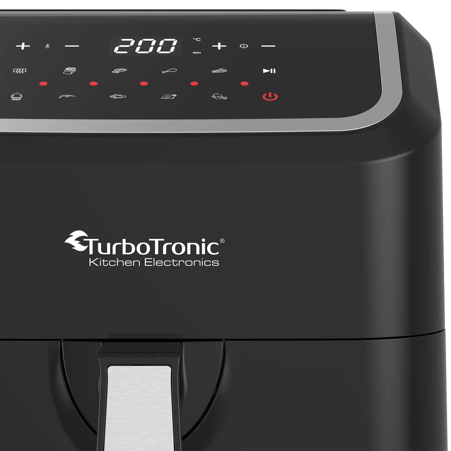 Airfryer - Turbotronic - AF12 - Musta